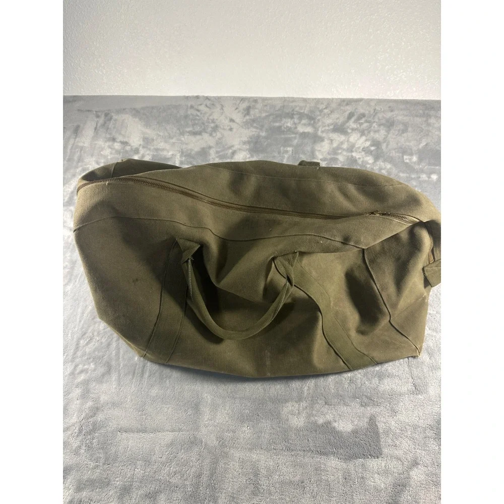 Vintage US Military Kit Bag High Altitude MF-1 Berger Brothers Canvas Duffel OD